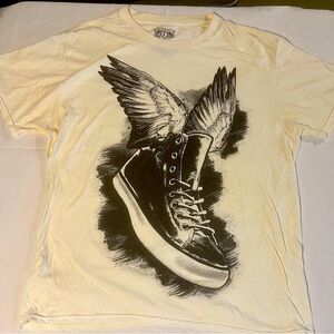 Chemisty mens Sz:Large White Snecker Graphic T-Shirt